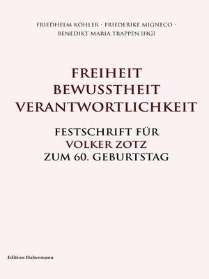 cover image of Freiheit. Bewusstheit. Verantwortlichkeit.